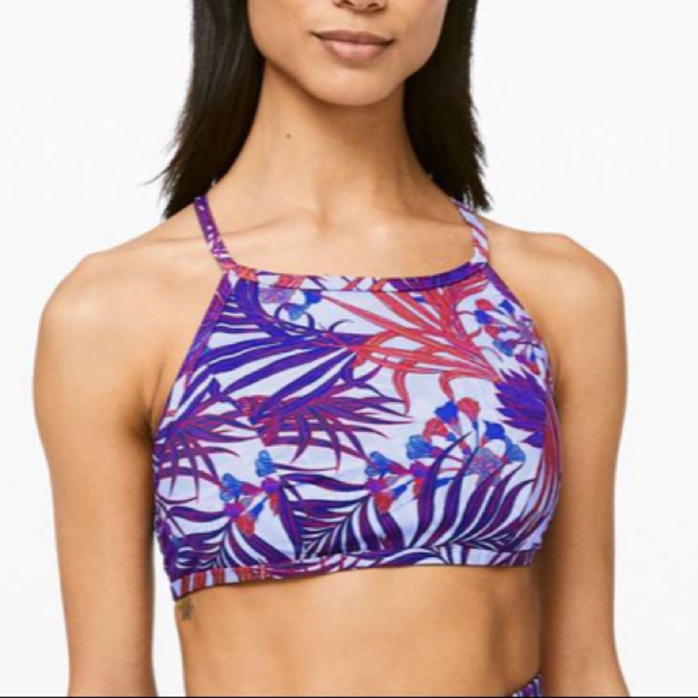 NWT Lululemon See The Sea Swim Top